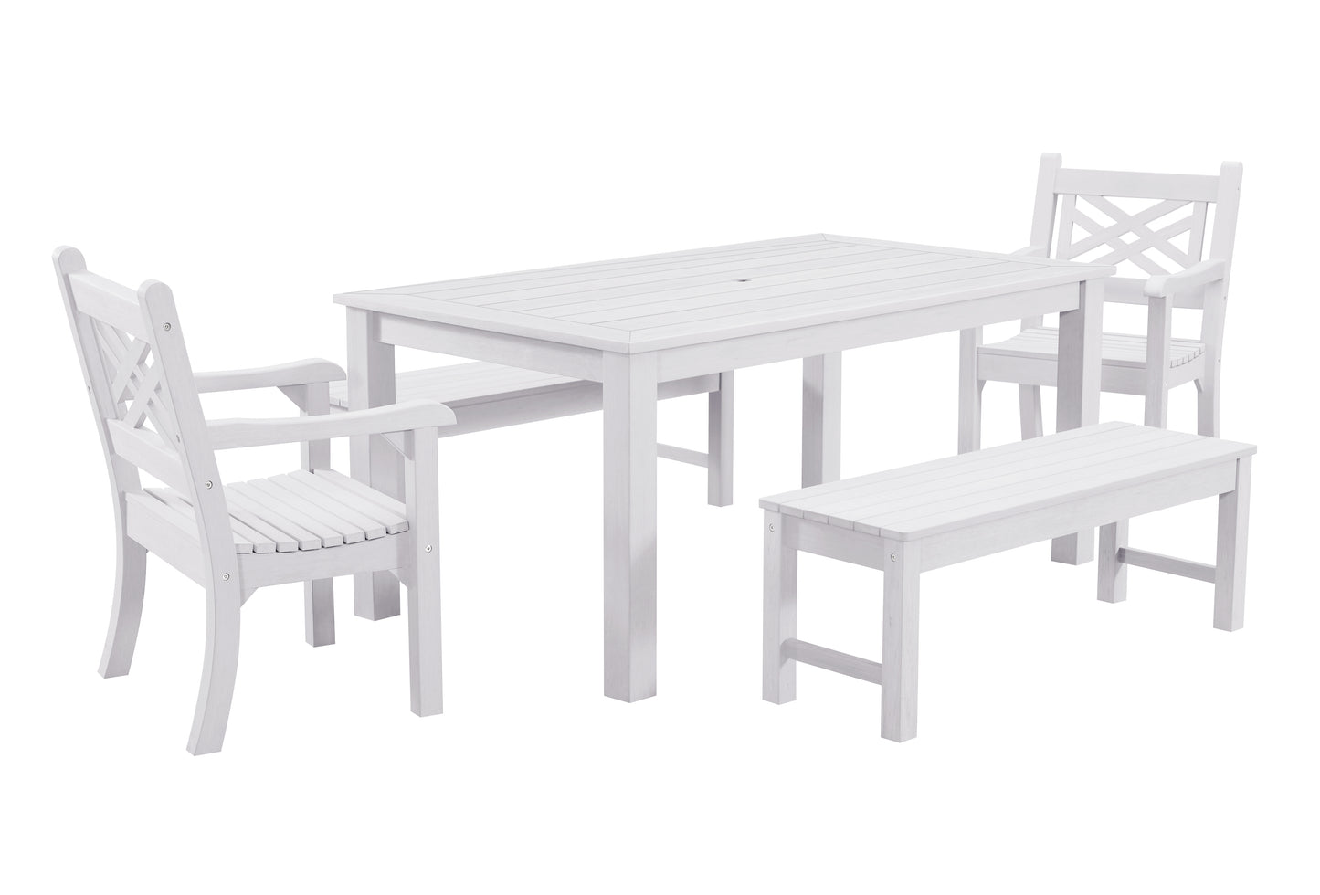 Winawood Speyside Rectangular Dining Set with Backless Bench