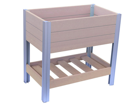 Winawood Wood Effect Raised Herb Planter - New Teak