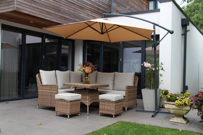 Banana Hanging Cantilever Parasol - Grey