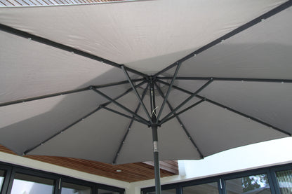 LED Lights Umbrella - Grey