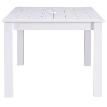 Winawood Wood Effect Rectangular Dining Table - L170cm x D98.3cm x H76cm - Nordic White