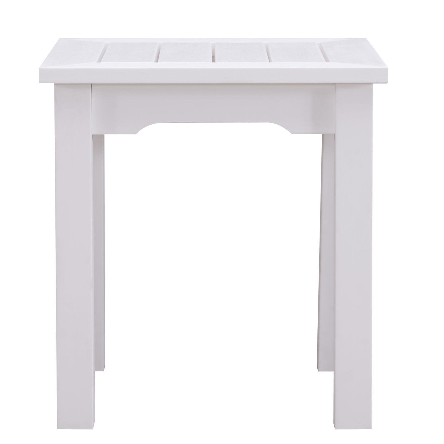 Winawood Wood Effect Side Table - L49.3cm x D49.3cm x H53cm - Nordic White