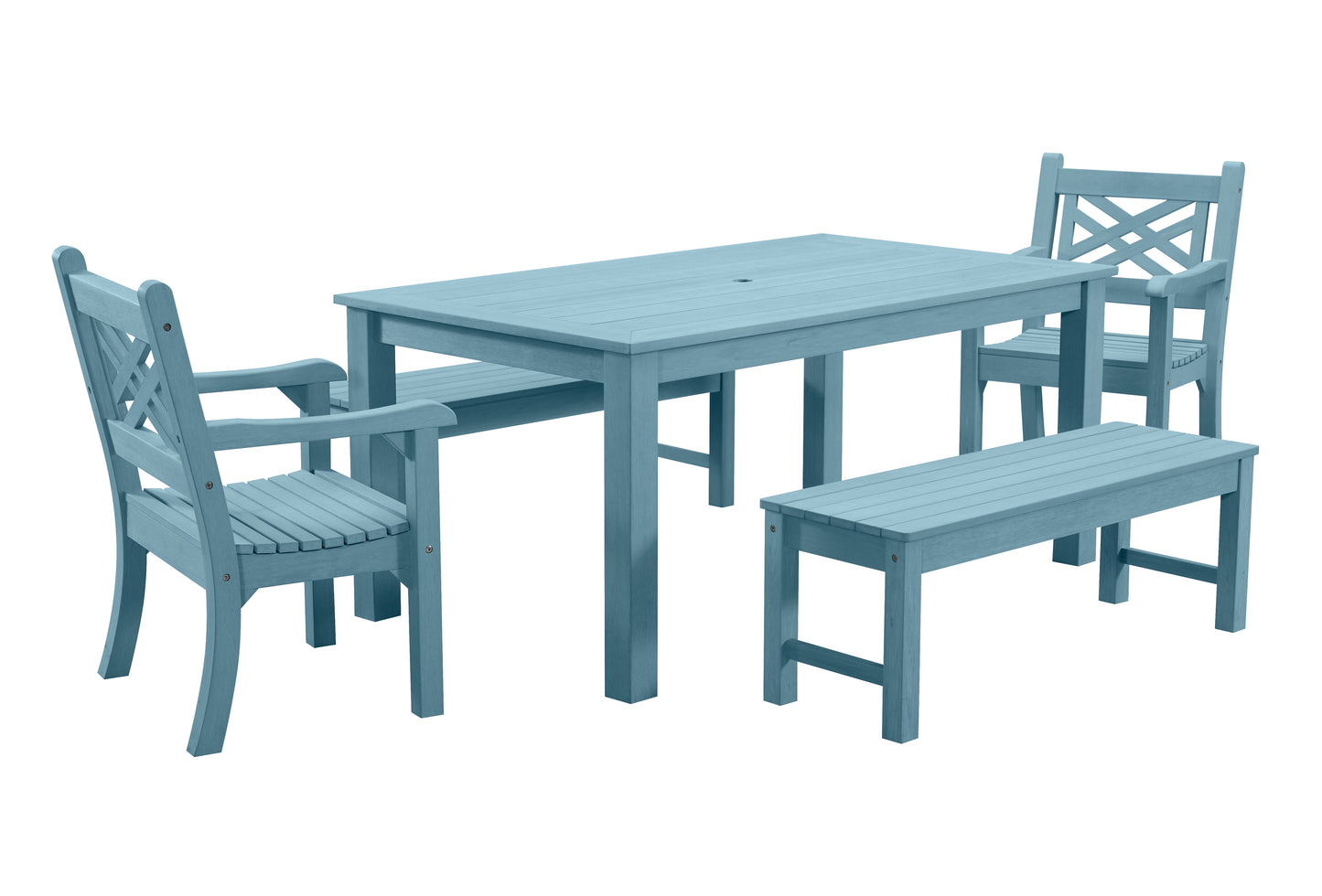 Winawood Speyside Rectangular Dining Set with Backless Bench