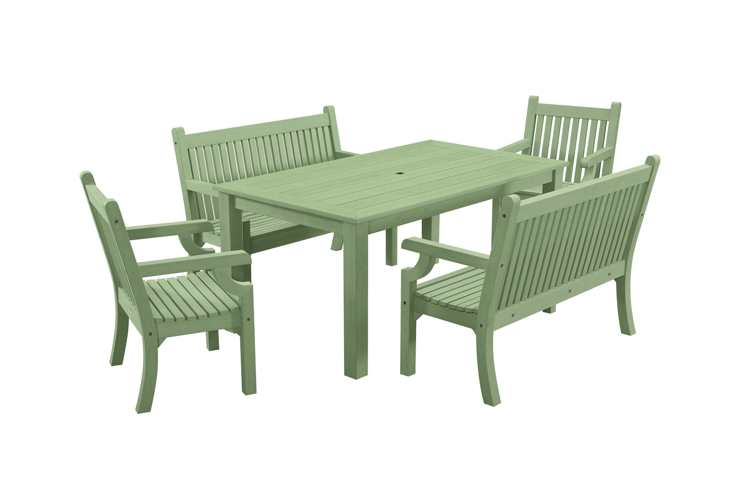 Winawood Sandwick Rectangular Dining Set with Bench