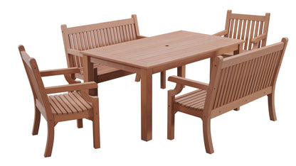 Winawood Sandwick Rectangular Dining Set with Bench